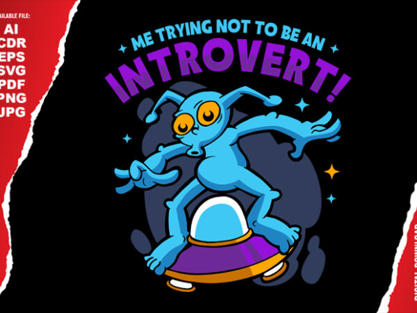 Introvert t shirt design for sale