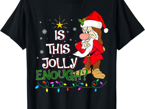 Is this jolly enough grumpy elf pajama christmas lights t-shirt