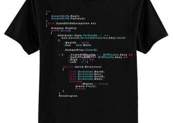 Is This The Real Life Coding Programming Color Classic T-Shirt