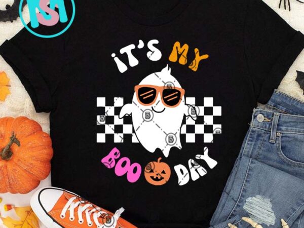 Its my boo day svg, happy halloween’s day svg eps dxf png digital download t shirt design for sale