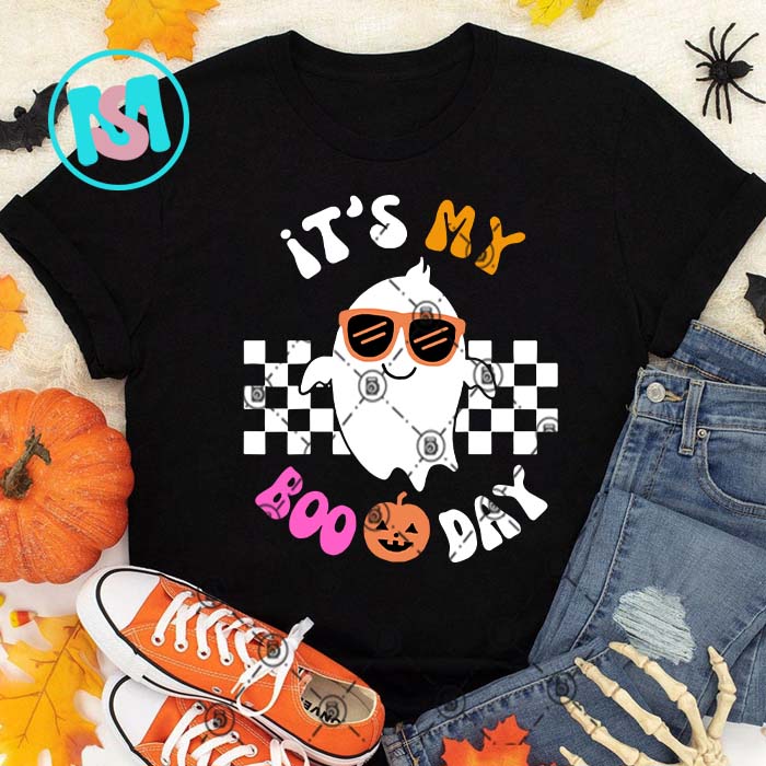 Its MY Boo Day SVG, Happy Halloween's Day SVG EPS DXF PNG Digital Download