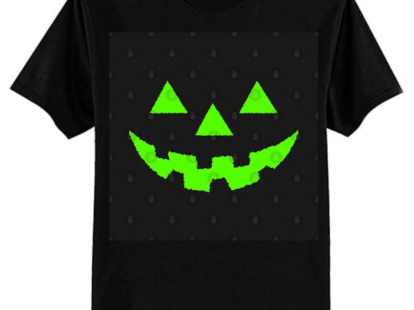 Jack o’ lantern glow effect pumpkin halloween costume tshirt t-shirt