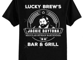 Jackie Daytona – Lucky Brew’s Bar and Grill Shirt – What We Do in the Shadows Classic T-Shirt