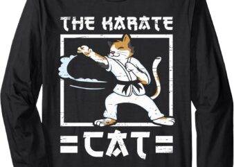 Japanese Arts Ninja Cats Long Sleeve T-Shirt