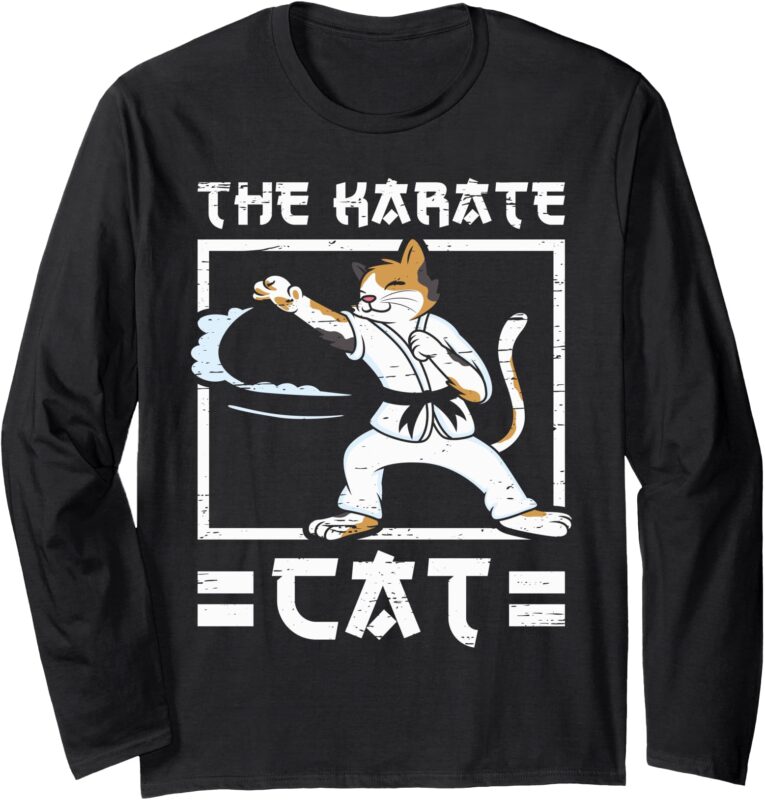 Japanese Arts Ninja Cats Long Sleeve T-Shirt