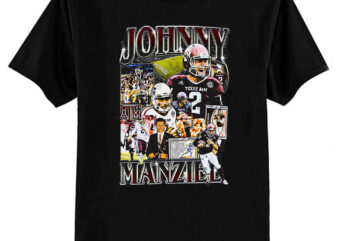 Johnny Manziel College Vintage Bootleg T-Shirt