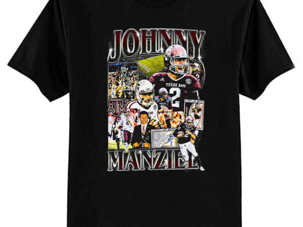 Johnny manziel college vintage bootleg t-shirt