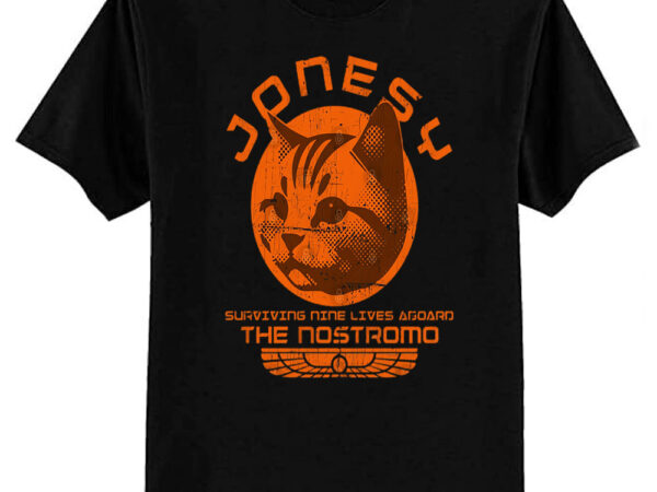 Jonesy – surviving nine lives aboard the nostromo t-shirt