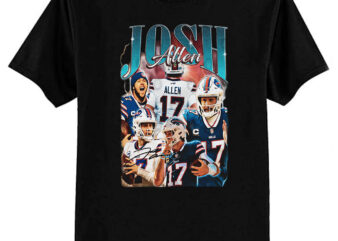 Josh Allen 17 Vintage T-Shirt