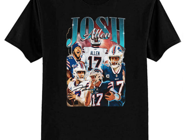 Josh allen 17 vintage t-shirt