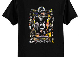 Justin Fields Vintage Bootleg T-Shirt