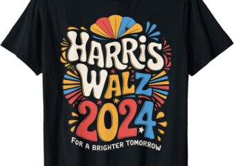 Kamala Harris Tim Waltz Campaign Harris Walz 2024 Election T-Shirt