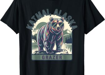 Katmai Alaska Grazer Vintage Fat Bear Week 2024 T-Shirt