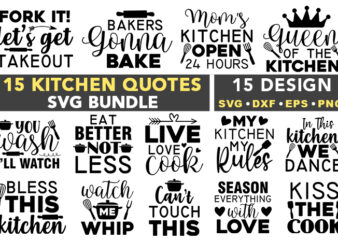 Kitchen SVG Bundle