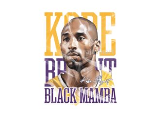 Kobe Bryant Color Blast Water Color Digital Art Images PNG File