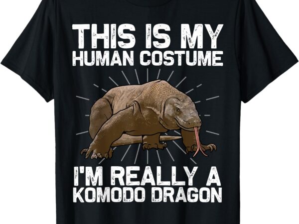 Komodo dragon art for men women kids lizard komodo dragon t-shirt