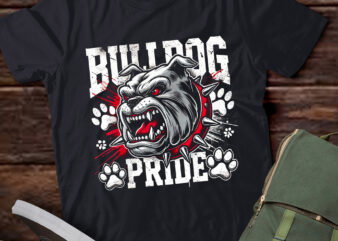 LT446 Retro Bulldog Pride Personalized Costume Animals t shirt vector graphic