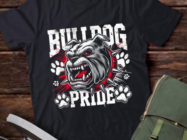 Lt446 retro bulldog pride personalized costume animals t shirt vector graphic