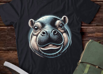 LT458 Moo Deng Bouncy Pig Cute Baby Hippo Face