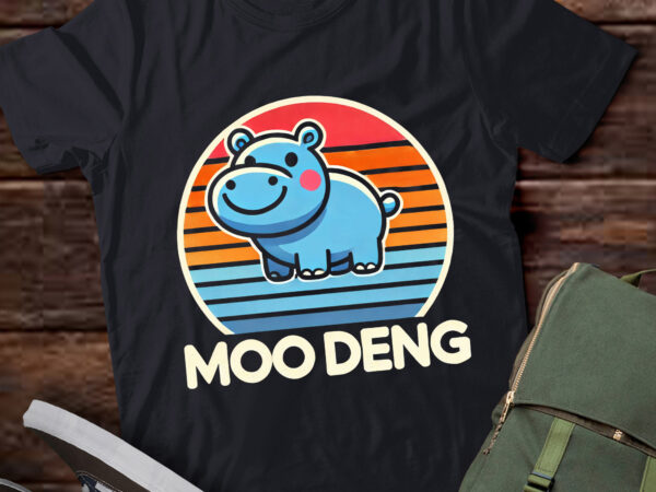 Lt466 vintage moo deng baby hippo zoo baby hippo t shirt vector graphic