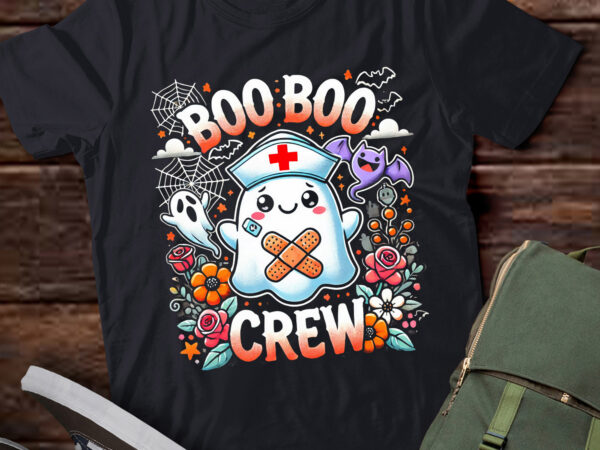 Lt500 groovy boo crew nurse funny ghost halloween t shirt vector graphic