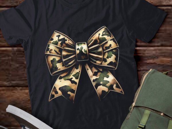 Lt501 camo coquette bow duck hunting girls women hunter t shirt vector graphic