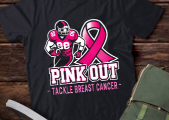 LT526 Pink Out Tackle Breast Cancer Awareness Football