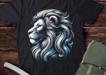 LT533 Cool Lion With Blue Eyes Men Women Lions Lover