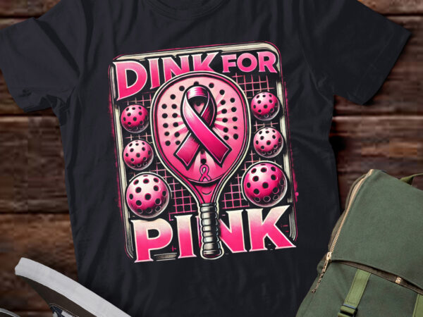 Lt551 dink pickleball for pink breast cancer awareness t shirt vector graphic