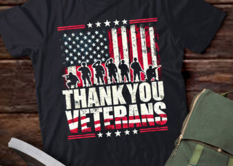 LT554 Thank You Proud Veterans Veterans Day t shirt vector graphic