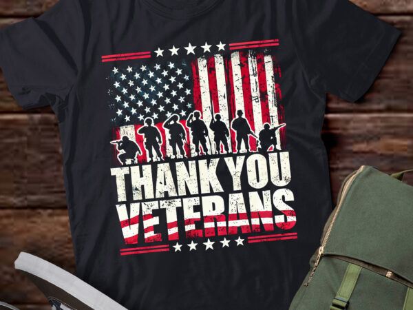 Lt554 thank you proud veterans veterans day t shirt vector graphic