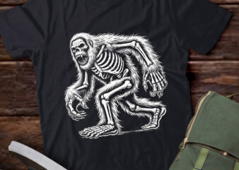 LT565 Funny Sasquatch Halloween skeleton men