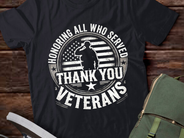 Lt567 honoring all who served thank you veterans day t shirt vector graphic