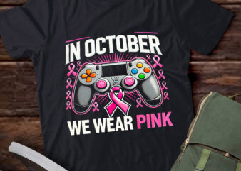 LT592 We Wear Pink Breast Cancer Gaming Boys Youth