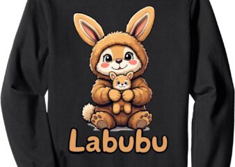 Labubu Adorable Bunny Companion Labubu Sweatshirt