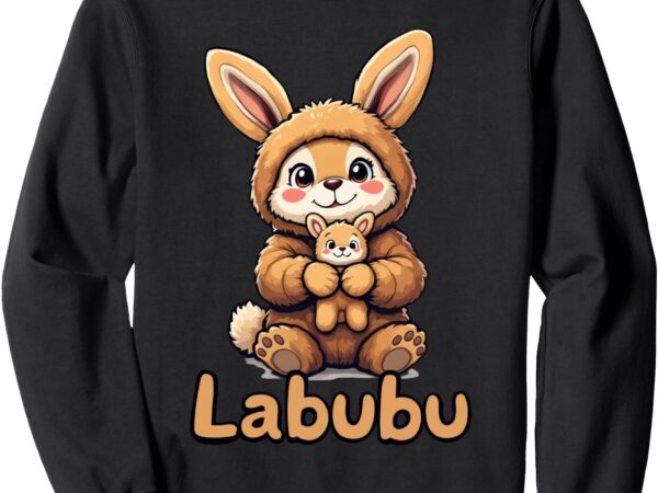 Labubu adorable bunny companion labubu sweatshirt