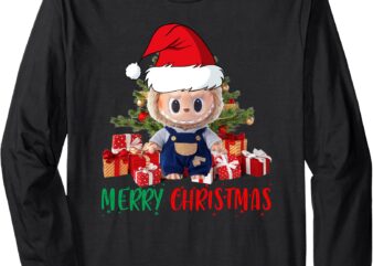 Labubu Merry Christmas _ Labubu Lovers Long Sleeve T-Shirt