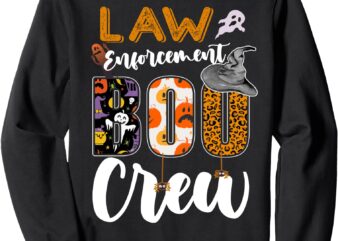 Law Enforcement Boo Crew Halloween Matching Officer Sweatshirt