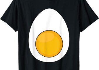 Lazy Halloween Costume Devil Horns Food Lover Deviled Egg T-Shirt