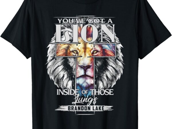 Let your lion out brandon lake merch praise jesus t-shirt