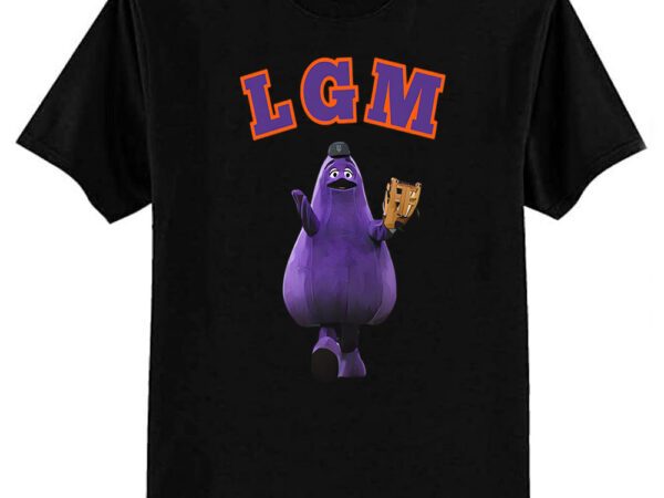 Let’s go mets grimace lgm new york mets t-shirt