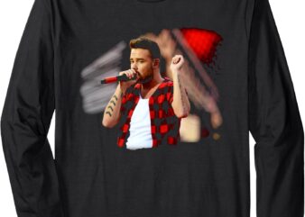 Liam Payne Of One Direction Murrayfield Stadium 2014 Long Sleeve T-Shirt