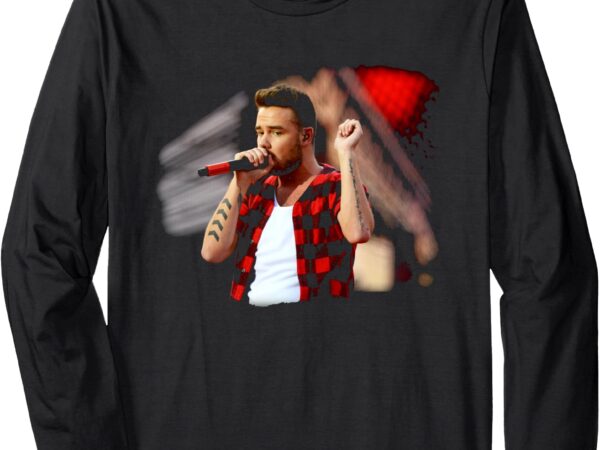 Liam payne of one direction murrayfield stadium 2014 long sleeve t-shirt