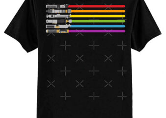 Lightsaber Rainbow Classic T-Shirt