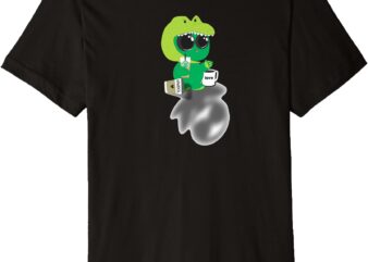 Lotus Alien with shadow Premium T-Shirt