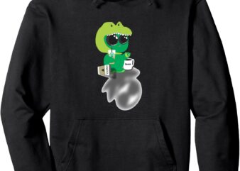 Lotus Alien with shadow Pullover Hoodie