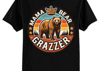 Mama Bear Grazer Long Sleeve T-Shirt ltsp