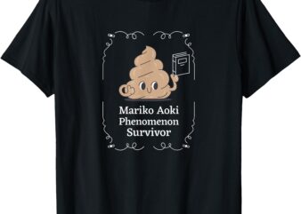 Mariko Aoki Phenomenon Survivor Funny Book Bookstore T-Shirt