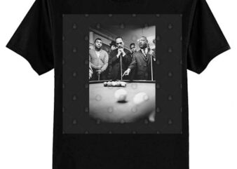 Martin Luther King Jr. playing Pool T-Shirt