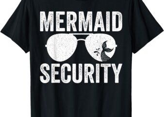 Mermaid Security Halloween Costume T-Shirt